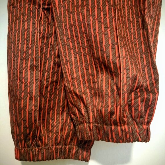 Red and black stripped wedding pants cuffed ankles - Picture 4 of 4